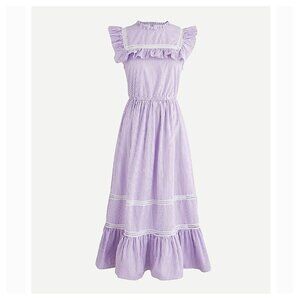 J Crew Tiered Ruffle Dress